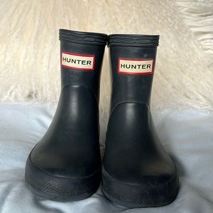 Navy Hunter Boots